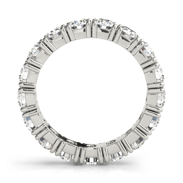 14K White Gold 2.38ctw Diamond Wedding Band