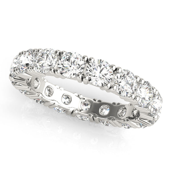 18K White Gold 2.38ctw Diamond Wedding Band