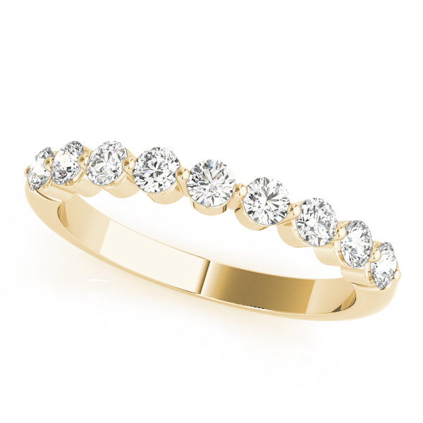 18K Yellow Gold Diamond Wedding Ring