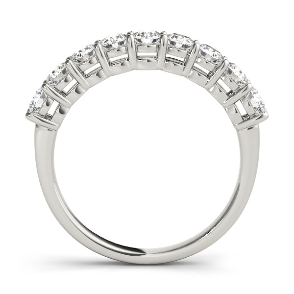 14K White Gold 1 CT Diamond Wedding Band
