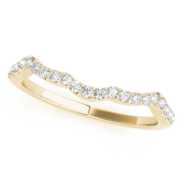18K Yellow Gold Diamond Wedding Ring