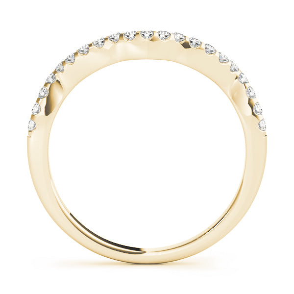 18K Yellow Gold Diamond Wedding Ring