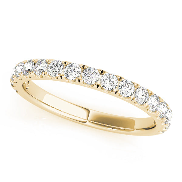 14K Yellow Gold 1 CT Diamond Wedding Band