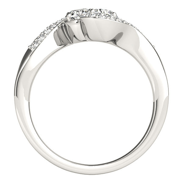 Multi-Diamond Two Stone Ring