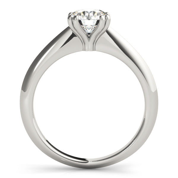 1ct Diamond 18K White Gold Solitaire Engagement Ring