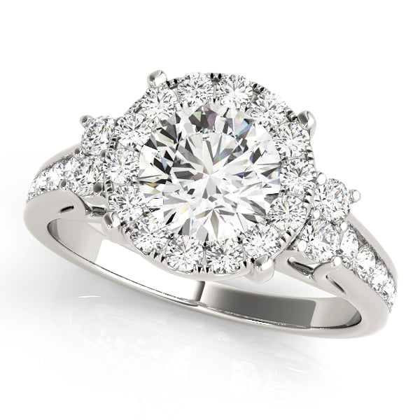 Style# 84866-1 Halo Diamond Engagement Ring