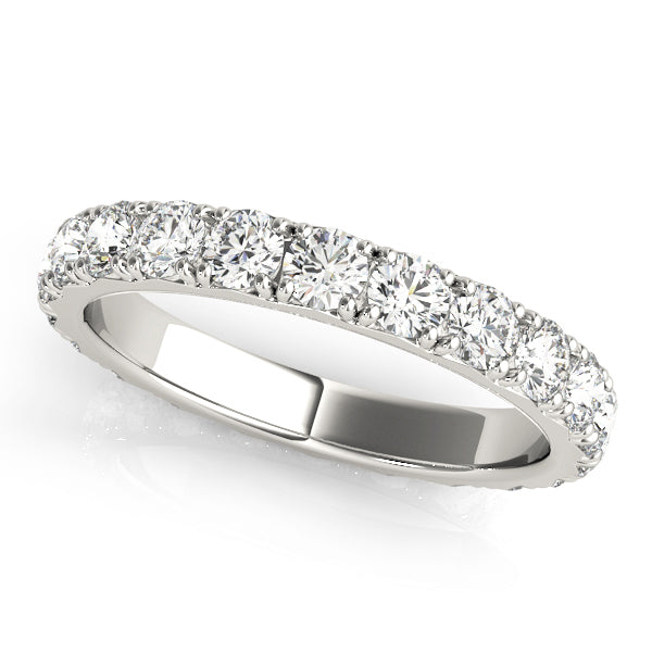 18K White Gold Diamond Wedding Ring