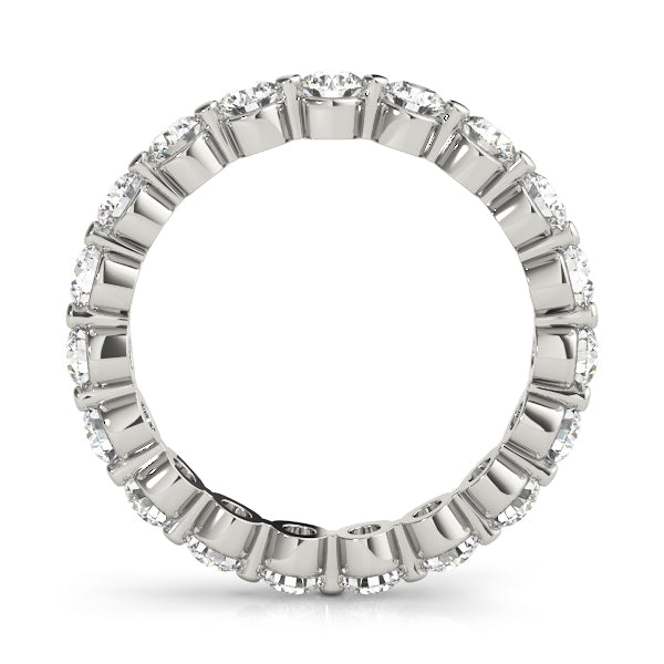 18K White Gold 5/8 ctw Diamond Wedding Band