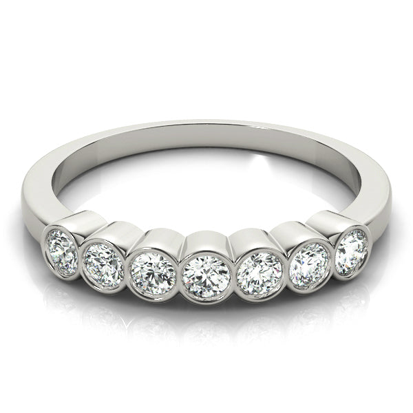 18K White Gold Lab Diamond Fashion Band Ring