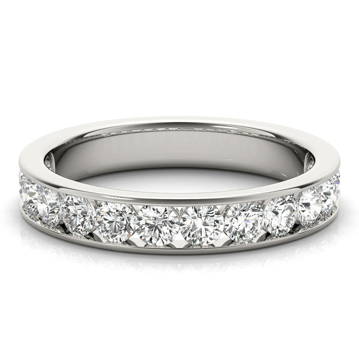 Platinum 1 CT Diamond Wedding Band