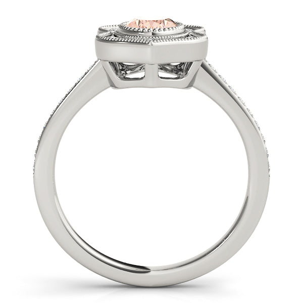 White Gold Lab Diamond Oval Ring | 0.39-0.47 CT