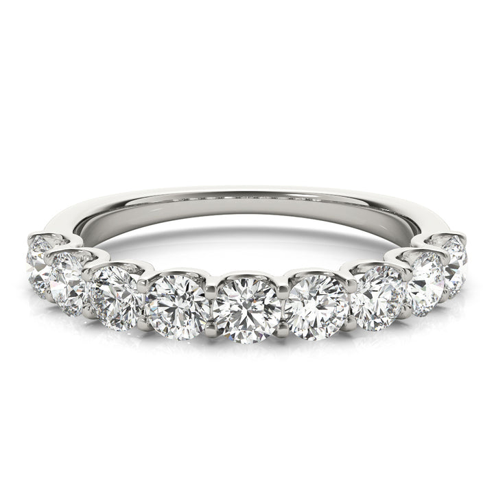 Platinum 1 CT Diamond Wedding Band
