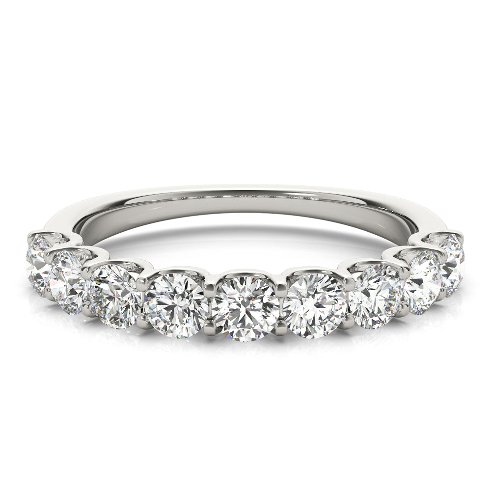 Platinum 1 CT Diamond Wedding Band