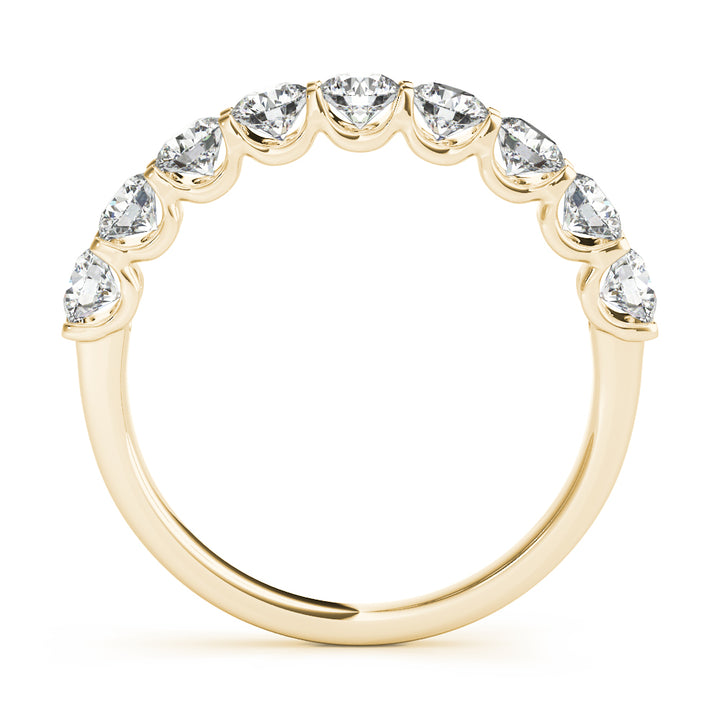 14K Yellow Gold 1 CT Diamond Wedding Band