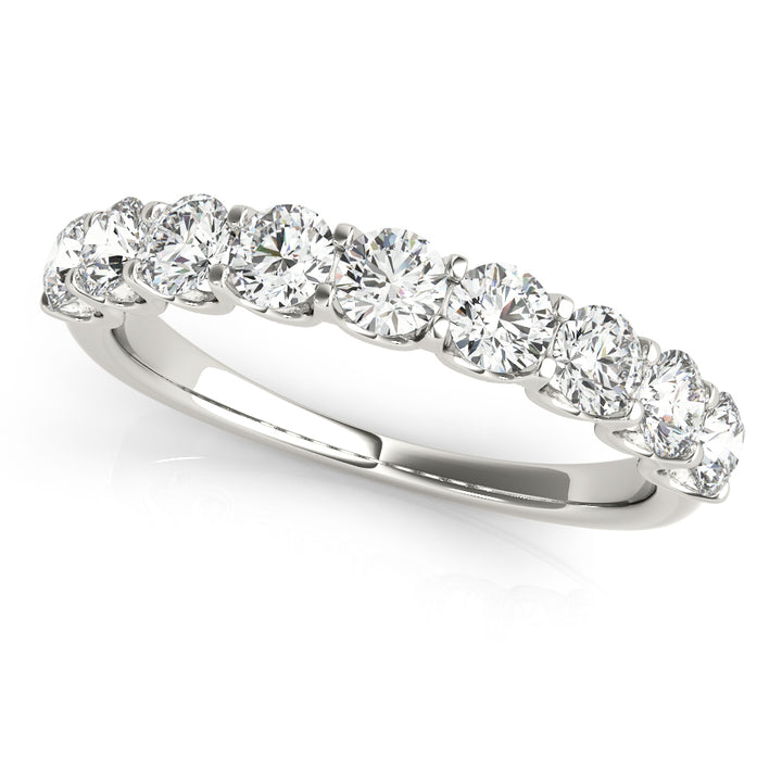 Platinum 1 CT Diamond Wedding Band