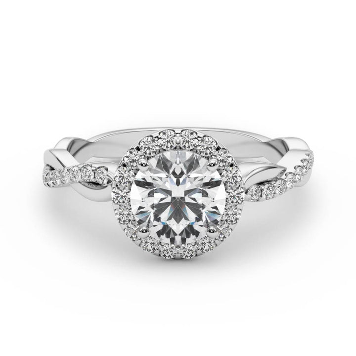 Style# 85137 Halo Diamond Engagement Ring