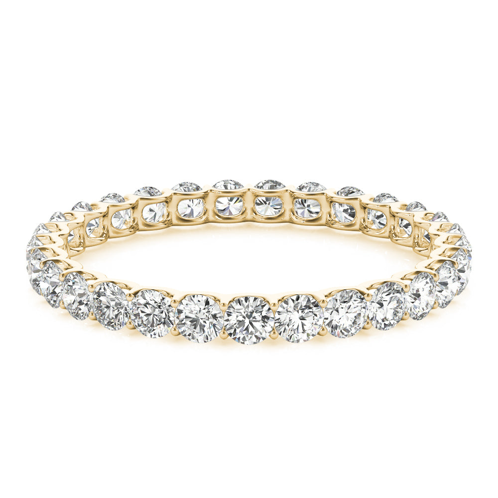 14K Yellow Gold 3/4 ct Diamond Wedding Band