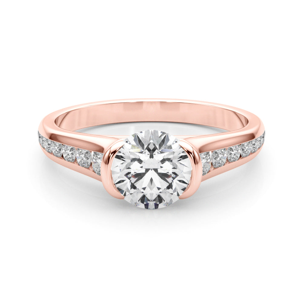 14K Rose Gold 1.33ctw Diamond Engagement Ring