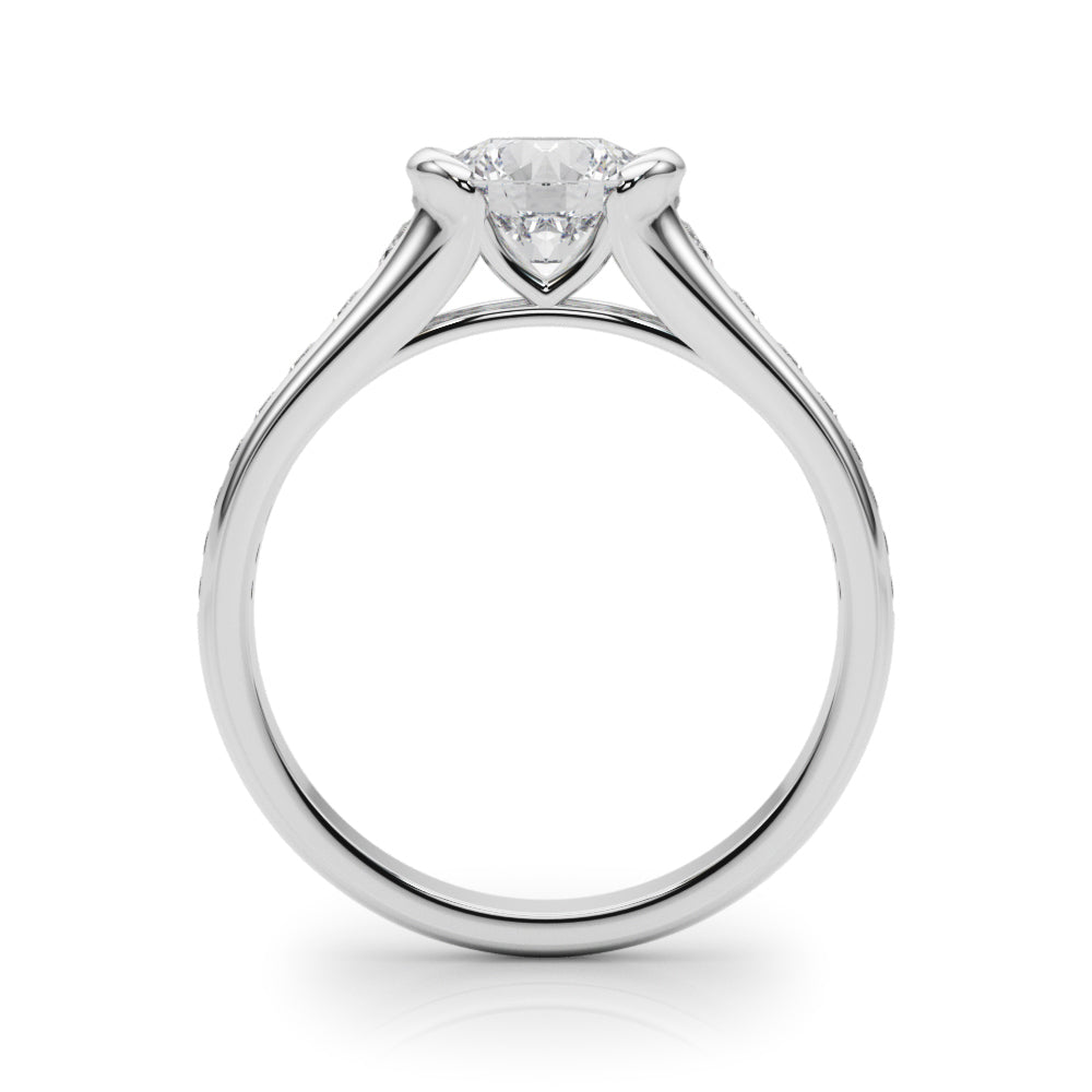 14K White Gold 1.33ctw Single Row Diamond Ring