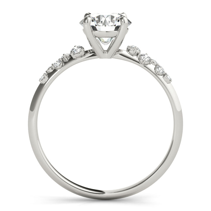 18K White Gold 1 ct Diamond Engagement Ring
