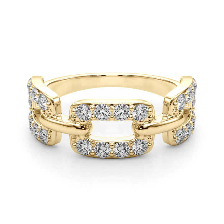 14K Yellow Gold Multi-Diamond Fashion Ring