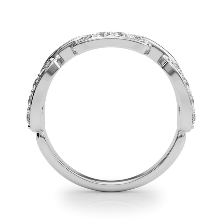 14K White Gold Diamond Fashion Ring