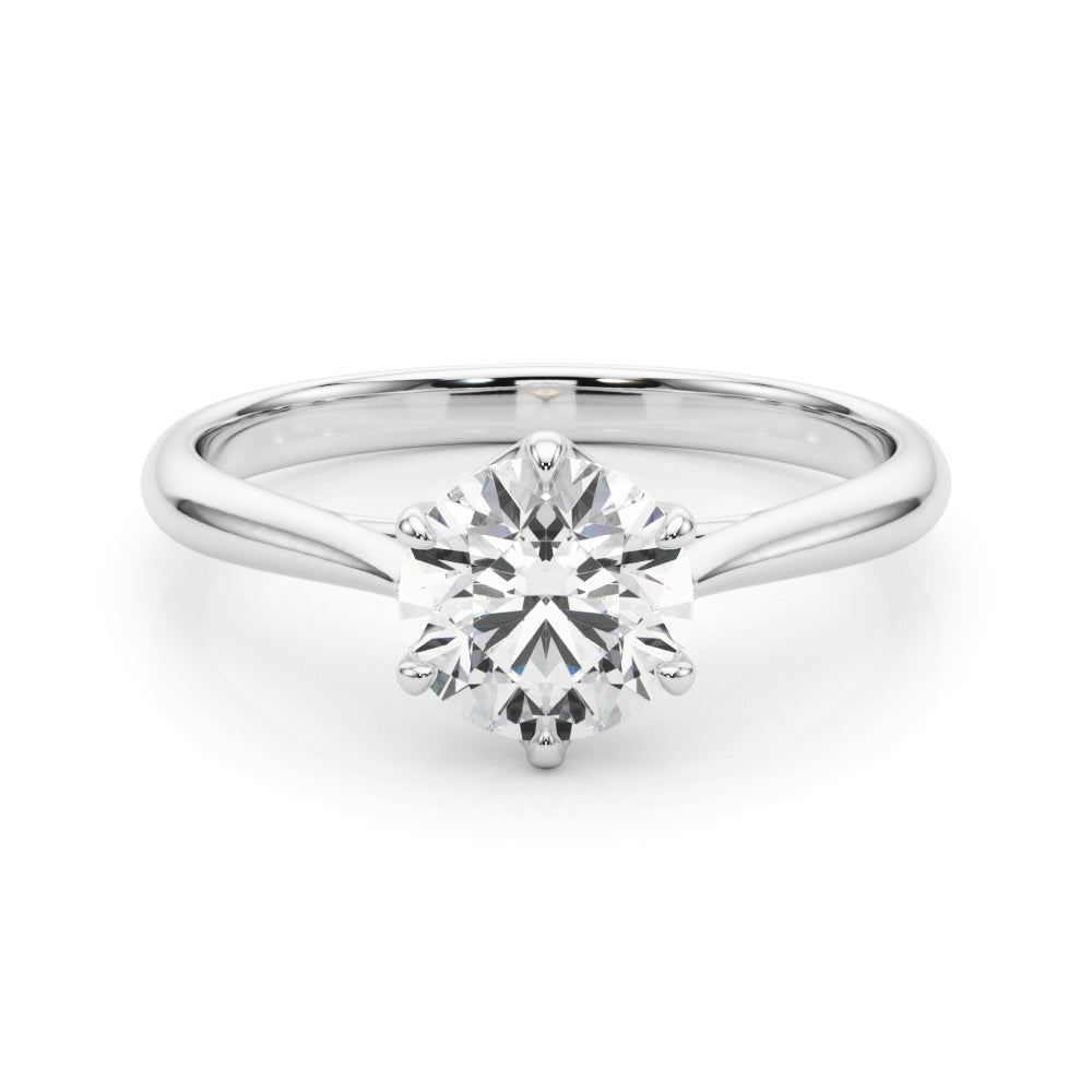 Solitaire Diamond Engagement Ring