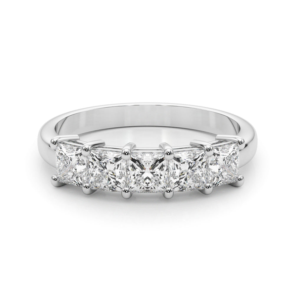 Platinum White 7/8 ct Diamond Wedding Ring