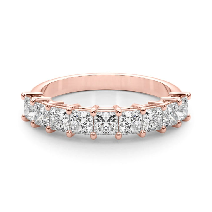 14K Rose Gold 7/8 ct tw Fancy Shape Diamond Wedding Ring