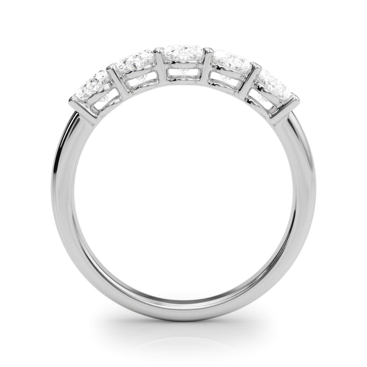 Oval Diamond Multi-Stone Wedding Ring