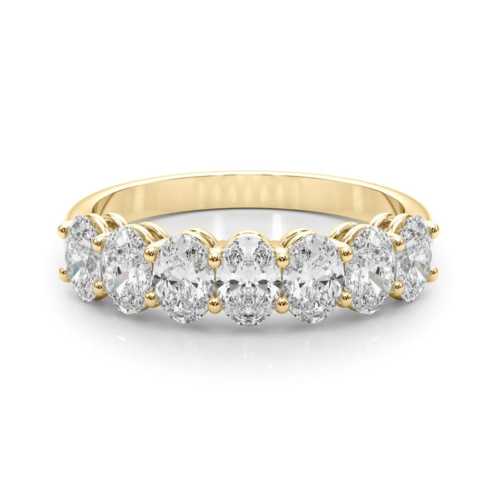 18K Yellow Gold 1 ct tw Diamond Wedding Ring