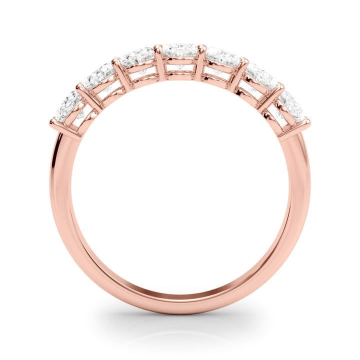 18K Rose Gold 1 ct tw Diamond Wedding Ring