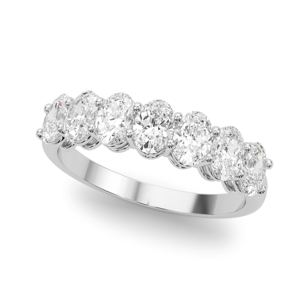 14K White Gold 1 ct tw Diamond Wedding Ring
