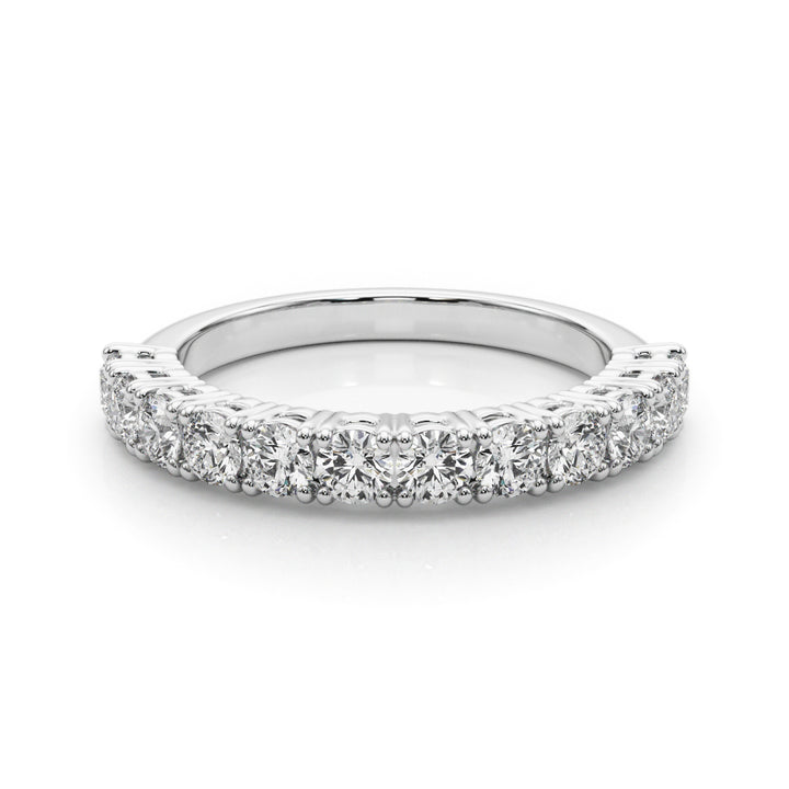 Lab Diamond Straight Band Ring