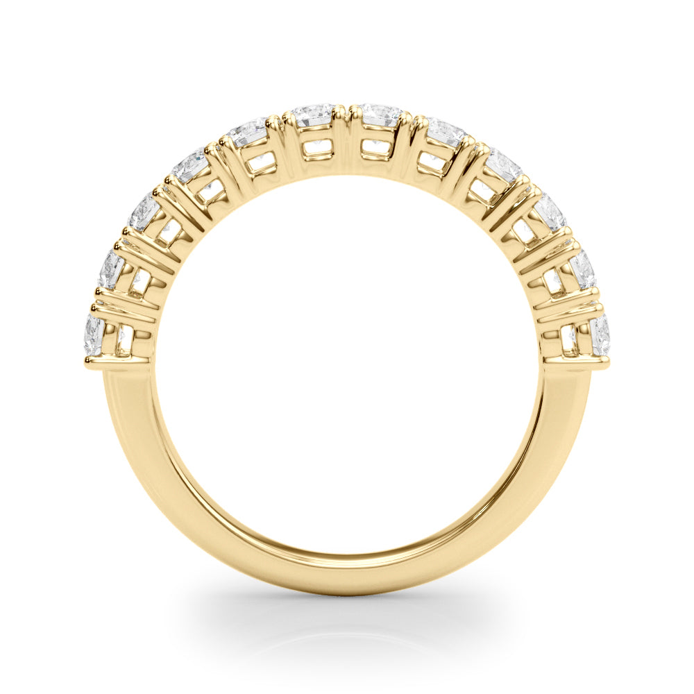 14K Yellow Gold Diamond Wedding Ring