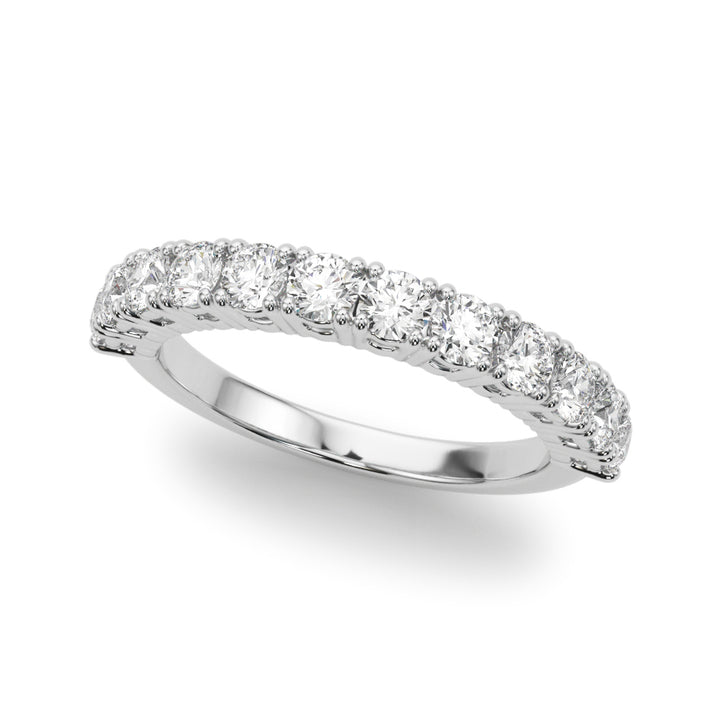 12-Diamond Multi-Stone Wedding Ring