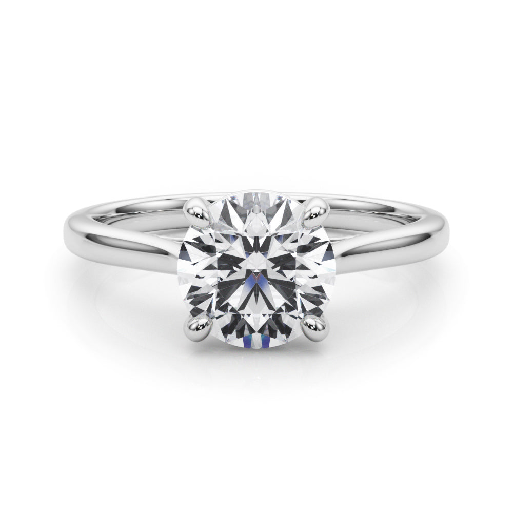 1 CT Lab Diamond 18K White Gold Solitaire