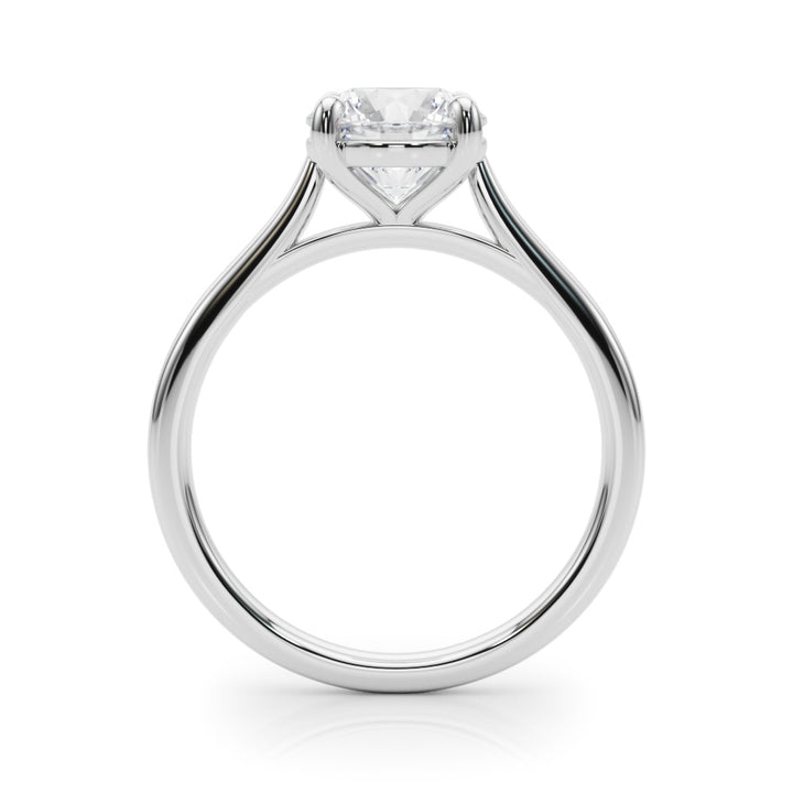 1 CT Lab Diamond 18K White Gold Solitaire