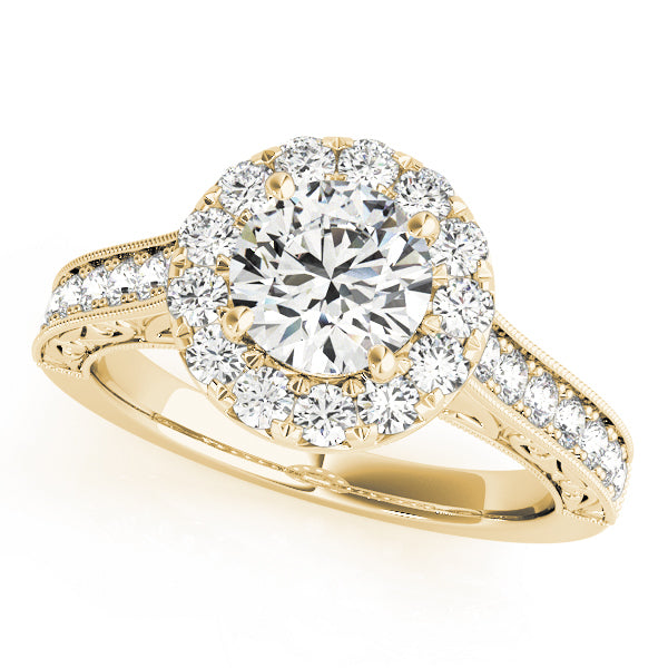 Style# 50656-E Halo Diamond Engagement Ring