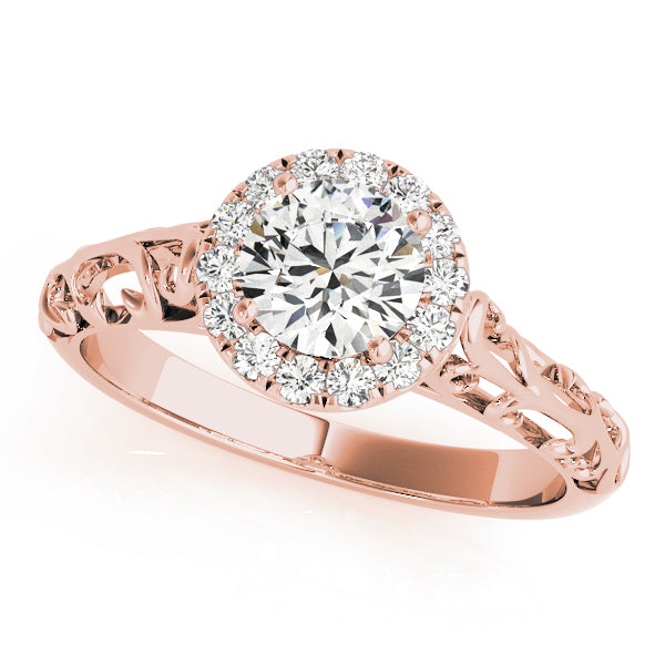 Style# 50855-E Halo Diamond Engagement Ring