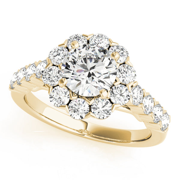 Style# 50898-E Halo Diamond Engagement Ring