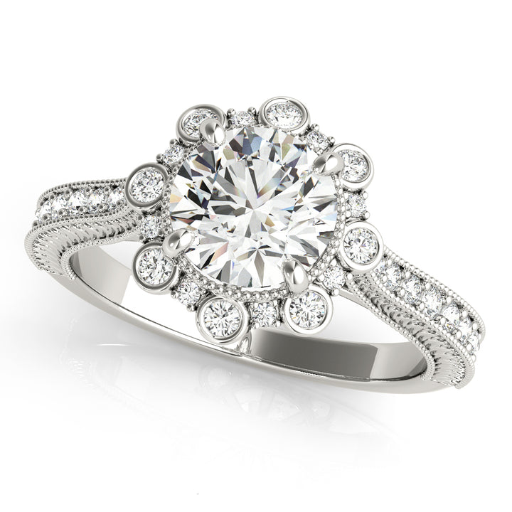 Style# 85289 Halo Diamond Engagement Ring