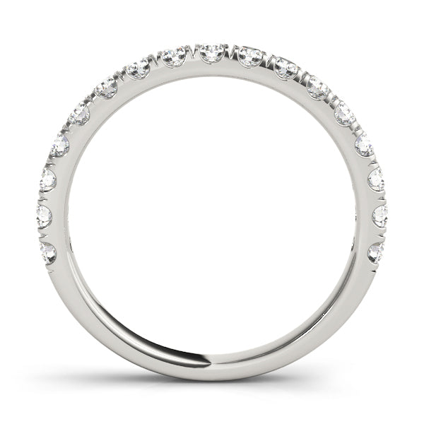 Classic 3/4 Coverage Pave Diamond Wedding Band