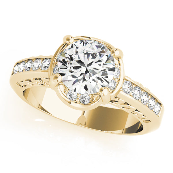 ENGAGEMENT RINGS SINGLE ROW PRONG SET