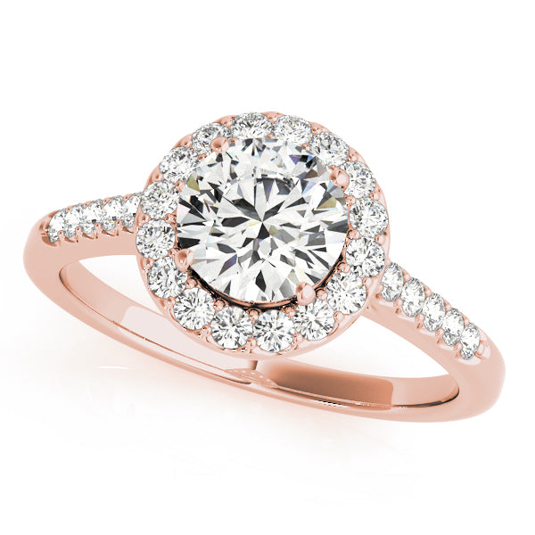 Style# 50345-E Halo Diamond Engagement Ring