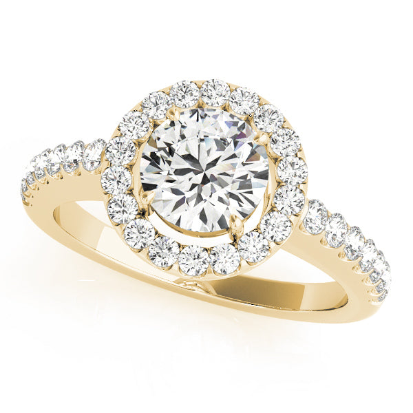 Style# 50530-E Halo Diamond Engagement Ring