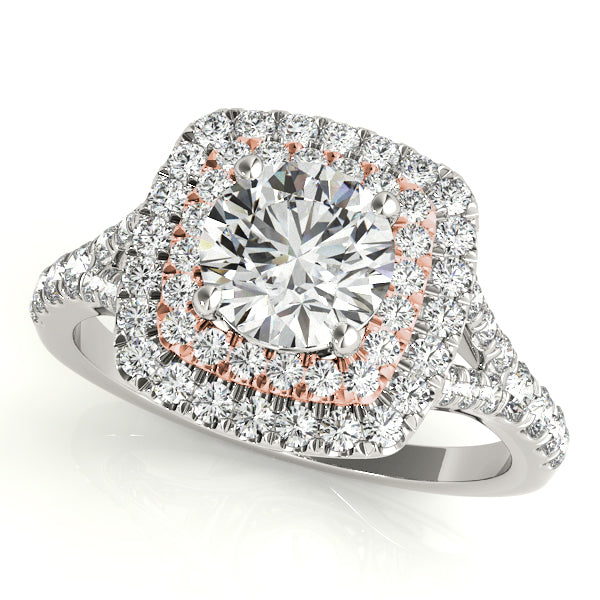 Style# 50901-E Halo Diamond Engagement Ring