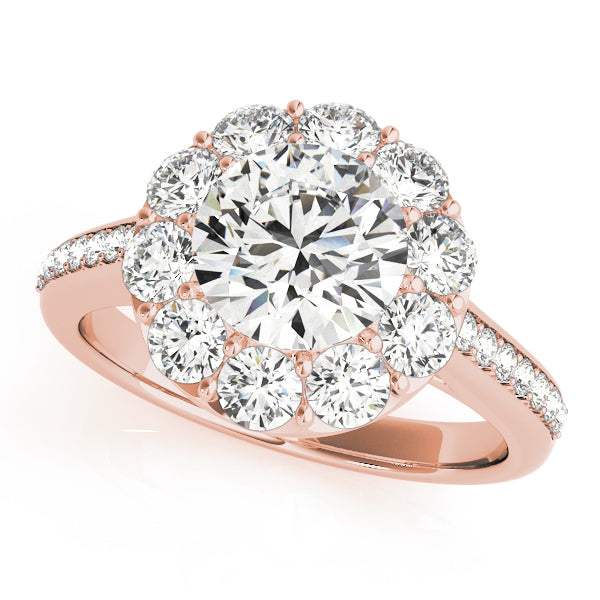 Style# 50578-E Halo Diamond Engagement Ring