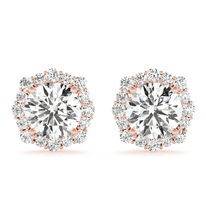 Halo Diamond Earring