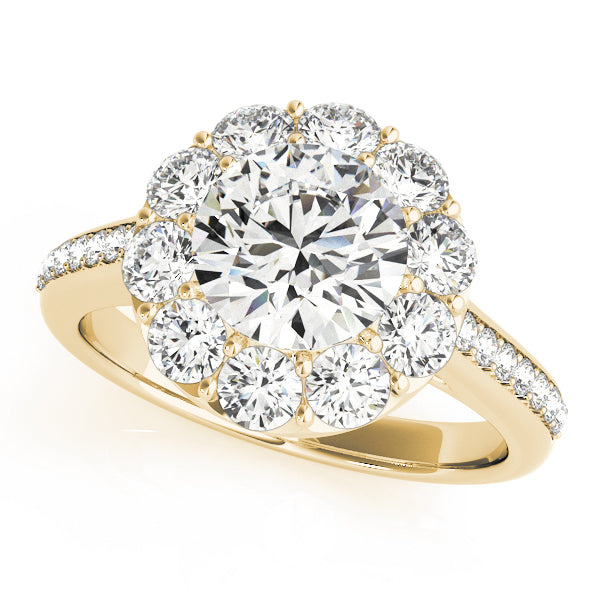 Style# 50578-E Halo Diamond Engagement Ring